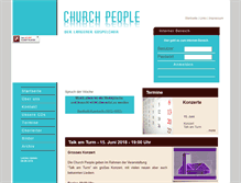 Tablet Screenshot of gospelchor-church-people.de